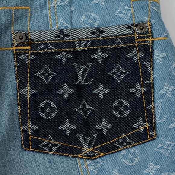 LOUIS VUITON ルイヴィトン ジーンズ 34 ビンテージ Mサイズ 【超